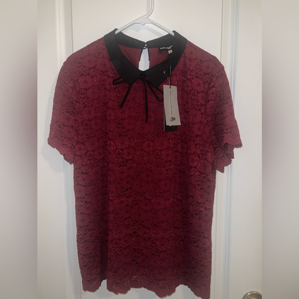 Brand new Karl Lagerfeld Lace Top